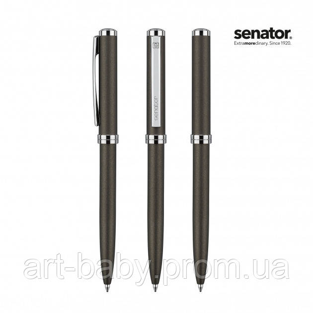 Senator Ручка кулькова Delgado Metallic, колір антрацит