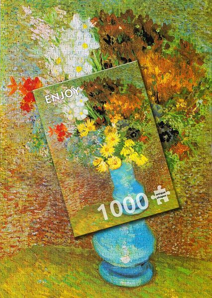 Пазл Винсент Ван Гог: Ваза с ромашками и анемонами - Vincent Van Gogh: Vase with Daisies and Anemones (Enjoy-1158) 548973832 фото