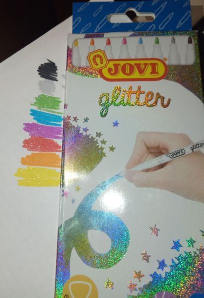 Набор фломастеров с блестящими чернилами Jovi Glitter 8 цветов (1608G) 548972891 фото