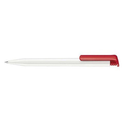 Ручка шариковая Senator Super Hit Polished Basic пластик, цвет бело-красный 186 (SN.2955 white/red 186) 548973065 фото