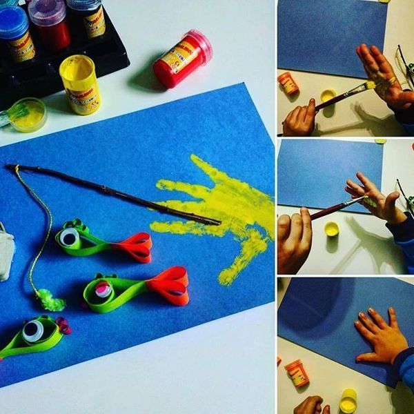 Пальчиковые краски безглютеновые MALINOS Fingerfarben непроливаемые 6 цветов (MA-300012) 548973207 фото
