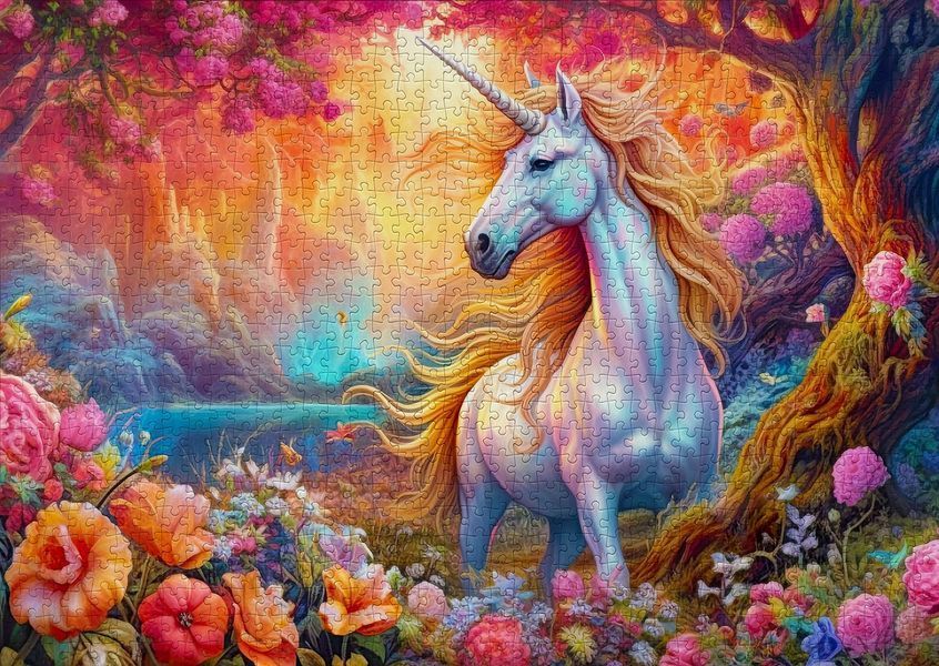 Пазл Единорог зачарованной гармонии - Enchanted Harmony Unicorn (Enjoy-2185) 548974251 фото