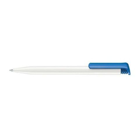Ручка шариковая Senator Super Hit Polished Basic пластик, цвет бело-синий 2935 (SN.2955 white/blue 2935) 548973085 фото