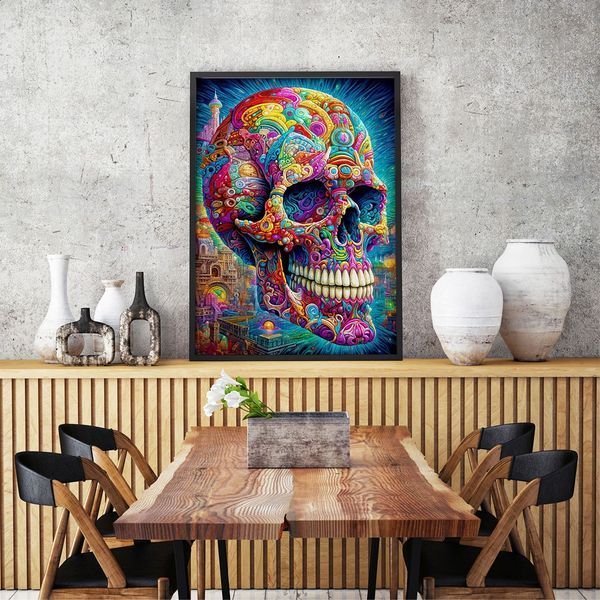 Пазл Причудливый череп - Quirky Skull (Enjoy-2210) 548974276 фото