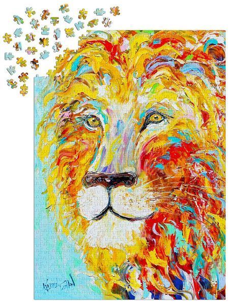 Пазл Разноцветный лев - Colorful Lion (Enjoy-1416) 548973912 фото