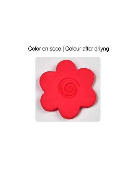 Паста для ліплення (глина) самозастигаюча Sio-2 COLOR PLUS червона 500г. (21 820 002) 548973637 фото