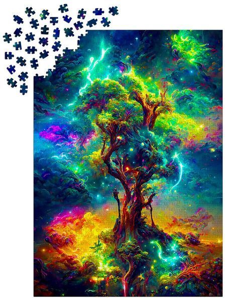 Пазл Космическое Древо Жизни - Cosmic Tree of Life (Enjoy-2197) 548974263 фото