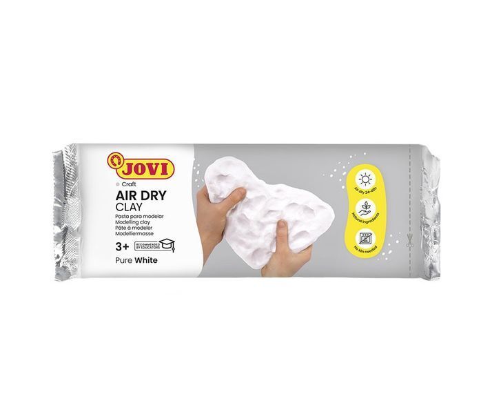 Паста для моделирования самоотвердевающая Jovi Air Dry белая 500 г. (85) 548973231 фото