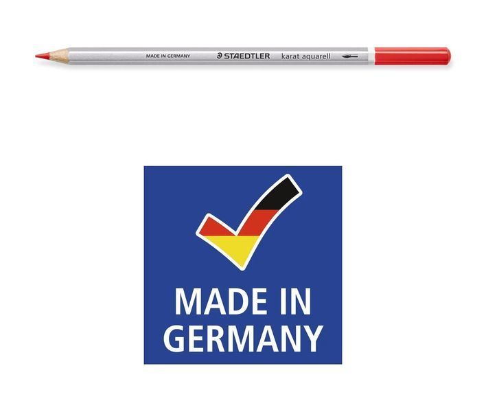 Карандаши цветные акварельные Staedtler Karat (48 шт/упак), в металлическом футляре 548973645 фото