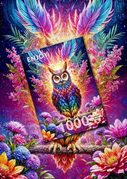 Пазл Неоновая сова - Neon Owl (Enjoy-2161) 548974227 фото