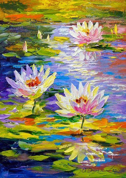 Пазл Кувшинки в пруду - Water Lilies in the Pond (Enjoy-1847) 548974030 фото